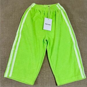 Ziggy Zaza Neon Green Terry Bottoms
